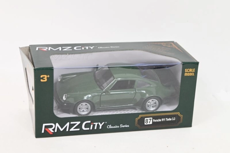 Modello RMZ Porsche 911 Turbo 3.3 1:32 verde scuro