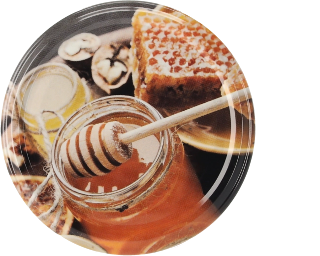 Coperchi per vasetti con motivo miele Ø 82