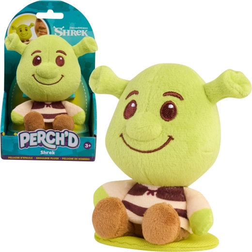 Peluche di Shrek da spalla Perch’d 10 cm