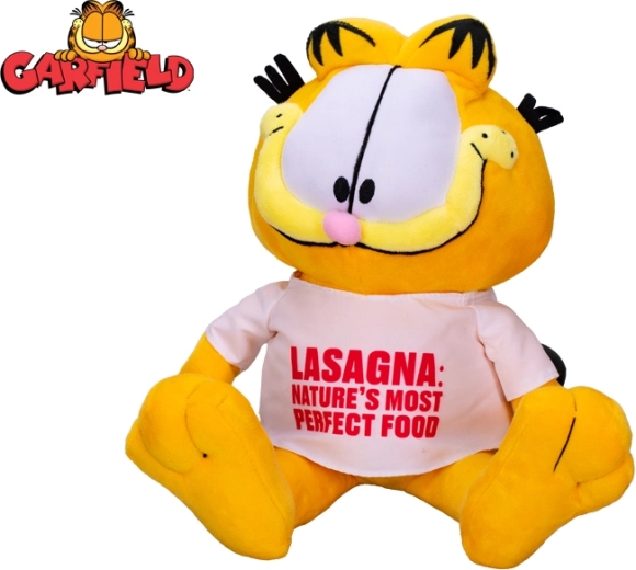 Gatto Garfield di peluche 24 cm seduto