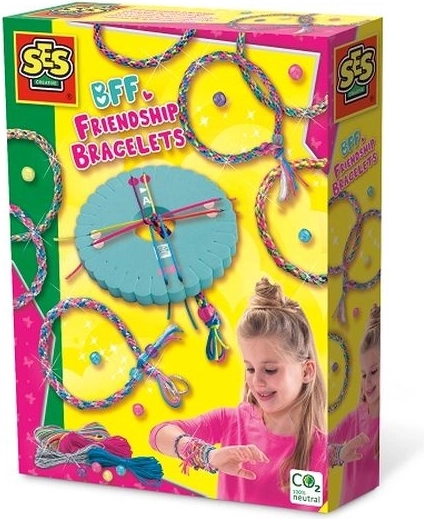 SES Creative set BFF per intrecciare braccialetti dell’amicizia