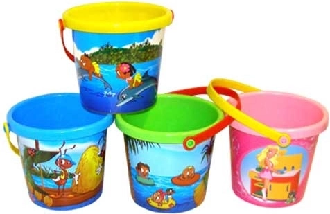 Piccolo secchiello per bambini con immagine - 1 pezzo