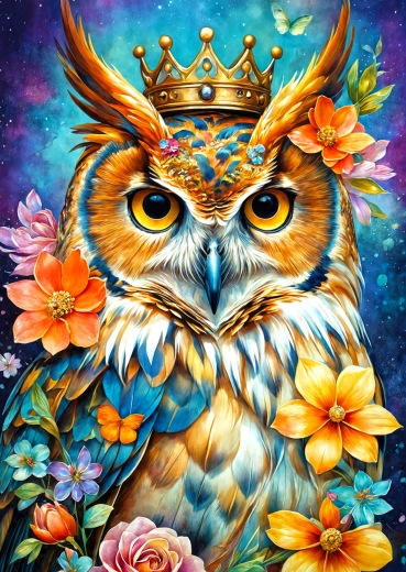 ENJOY puzzle Gufo reale 1000 pezzi