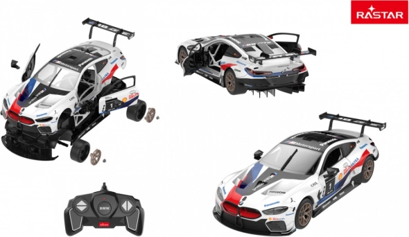 Auto R/C BMW M8 GTE 1:18 RASTAR