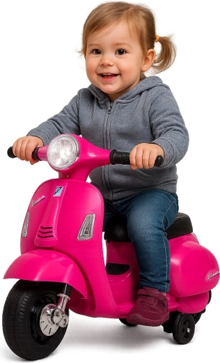 Scooter elettrico per bambini Vespa Mini rosa