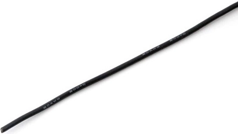 Conduttore in silicone MSP 2,5 mm² (13 AWG) nero 1 m