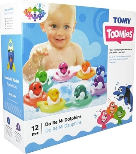 TOMY Toomies delfini musicali da bagno