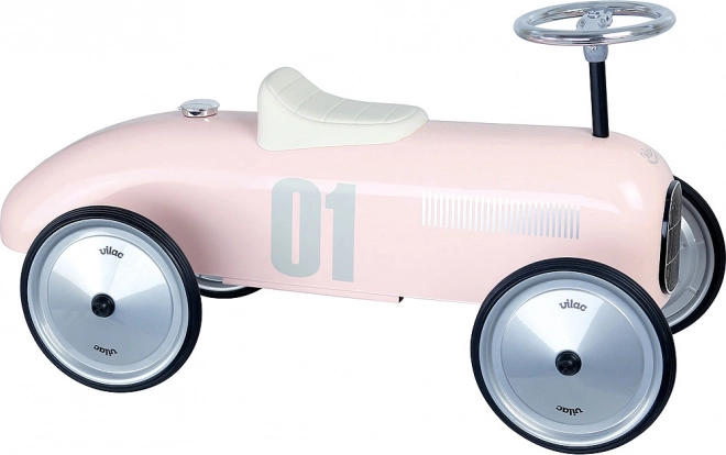 Rosa bicicletta senza pedali in metallo Vilac in stile vintage