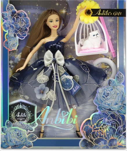 Anbibi bambola floreale Anetka 28 cm