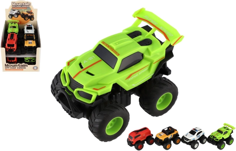 Fuoristrada a inerzia – set 4 tipi, 8 pezzi in box