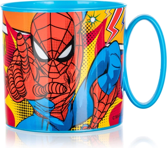 Tazza di plastica per bambini SPIDER-MAN 350 ml, blu