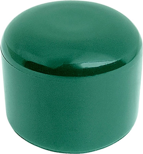Cappuccio in plastica per paletto di recinzione tondo 60 mm, verde