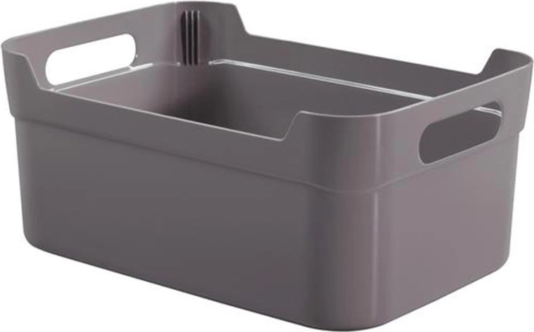 Cestino portaoggetti in plastica 34 × 24 × 14 cm – mix di colori