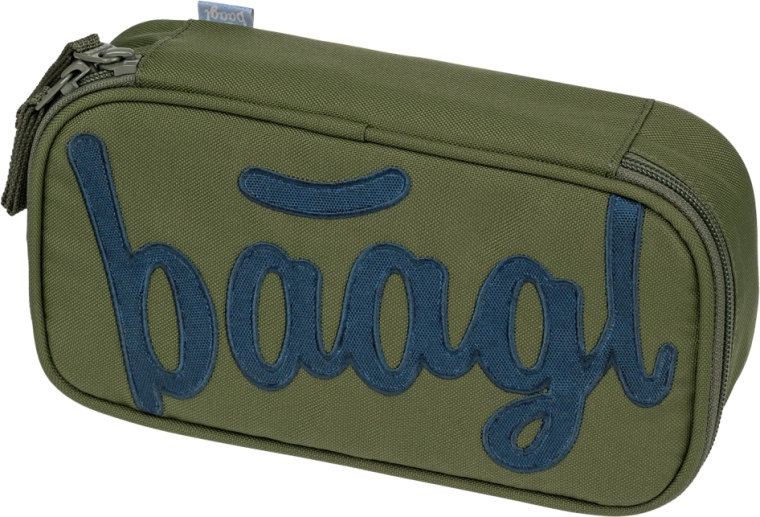 Baagl astuccio scolastico etue Olive con certificazione GRS