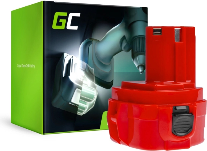 Batteria Green Cell per Makita 12 V 3000 mAh Ni-MH