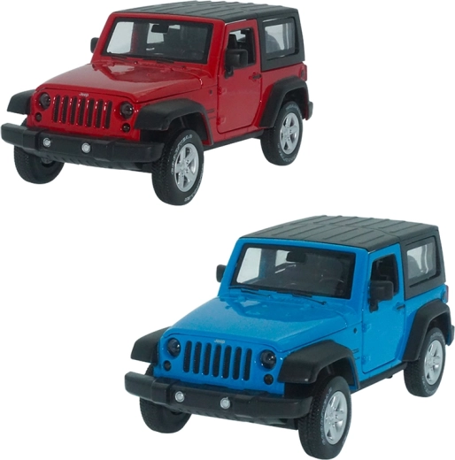 Modello in metallo JEEP Wrangler 1:32 con luci e suoni