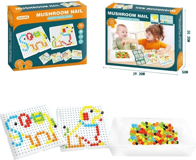 Mosaico animali 120 pz