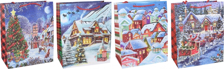 Borsa regalo S 18 × 24 × 8,5 cm – Natale