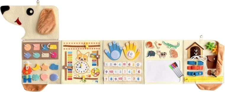 2Kids Toys morbida activity board a forma di cagnolino