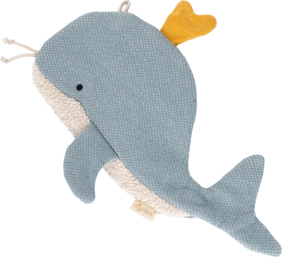 sigikid doudou comforter balena con pellicola frusciante