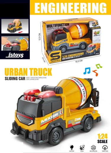 Betoniera giocattolo con effetti 16 cm