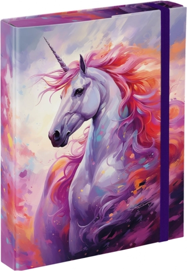 Baagl cartellina per quaderni scolastici A5 Unicorno Regno