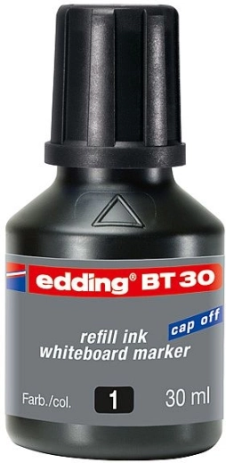 Inchiostro per pennarelli da lavagna Edding, nero 30 ml