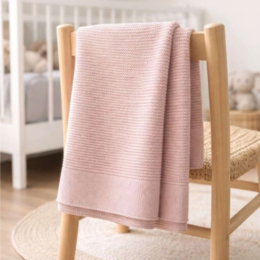 NANNA coperta in bambù bamboo pink