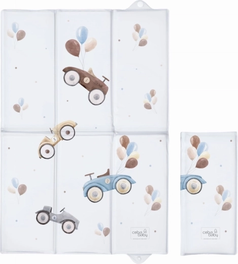Fasciatoio da viaggio CEBA BABY Retro Cars 40 × 60 cm