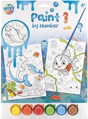 Dipinto per numeri A4 – Pesciolini
