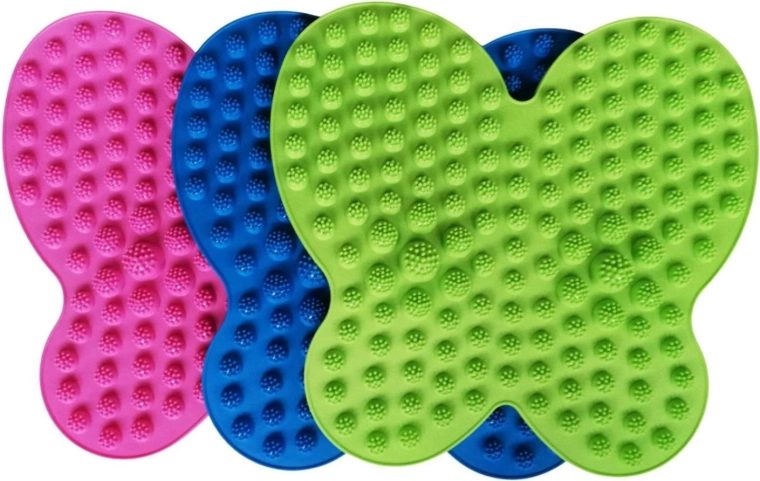 Tappetino massaggiante per piedi in plastica 36 × 38 cm, 3 colori