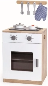 Cucina in legno con accessori per bambini