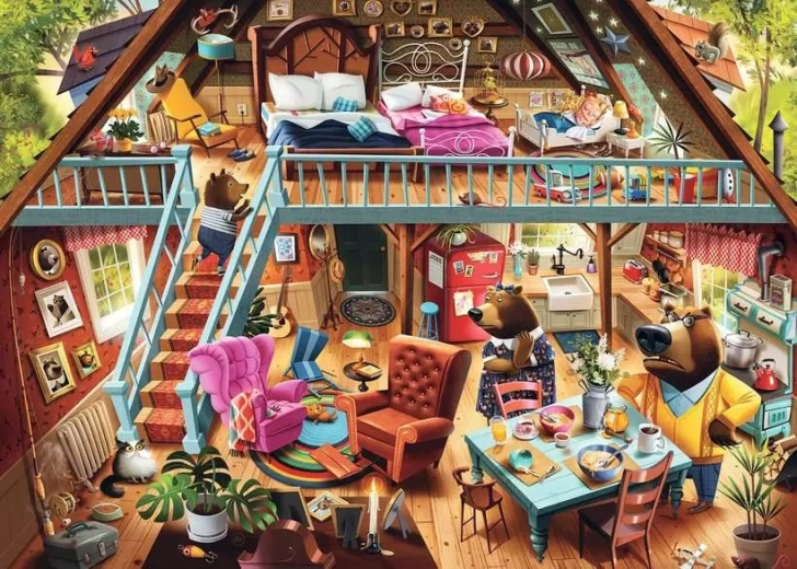 Puzzle Ravensburger Colti in flagrante! 1000 pezzi