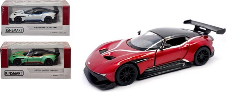 Kinsmart Aston Martin Vulcan 1:38 – modellino auto in metallo con meccanismo pull-back