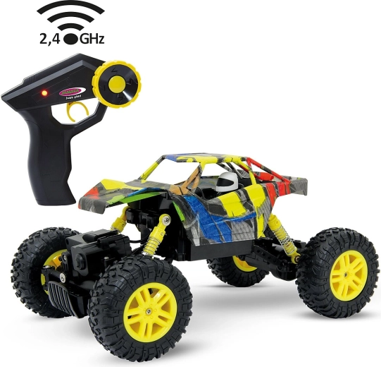Jamara Hillriser Crawler 4WD 1:18 con radiocomando 2,4 GHz giallo