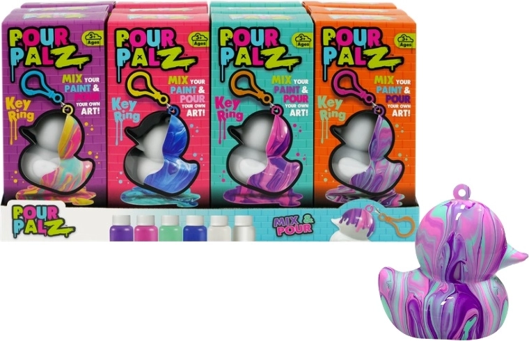 Pour Palz set creativo per realizzare un portachiavi – paperella
