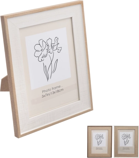 Cornice fotografica in legno 18 × 23 cm (assortita 3 varianti)