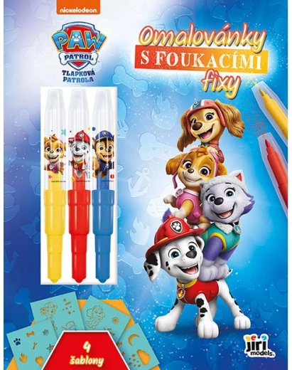 Album da colorare con pennarelli a soffio Paw Patrol / La Squadra dei Cuccioli