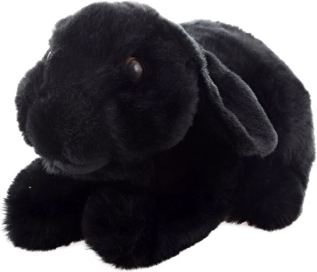 Coniglio di peluche nero ECO-FRIENDLY