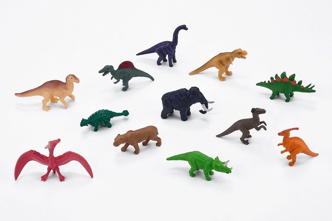 MOJO mini mondo animali preistorici – set di 12 figurine in tubo