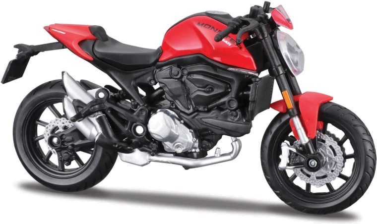 Maisto motocicletta Ducati Monster rossa 1:18