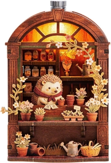 2Kids Toys puzzle 3D in legno magnetico “Fioreria del Riccio”