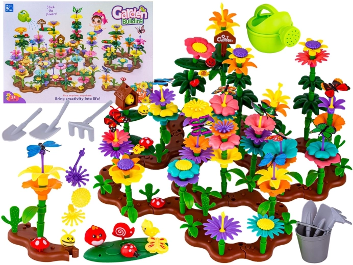 Set di costruzioni giardino fiorito 322 pezzi