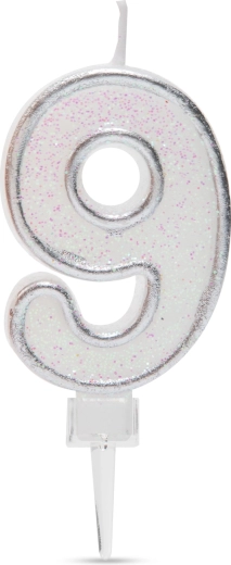 Candela per torta numero 9