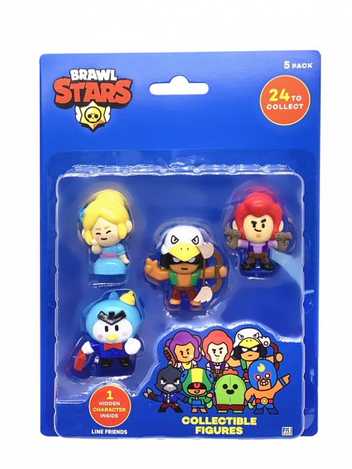 Set di figurine Brawl Stars serie 1 - 5 figurine