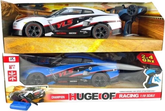 Auto sportiva RC con telecomando 2,4 GHz (scala 1:10)