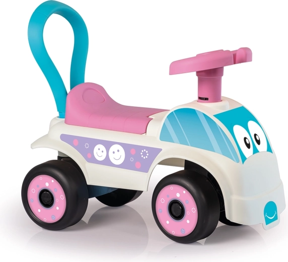 Auto cavalcabile per bambini bianco‑rosa