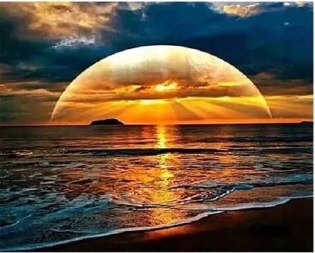 Norimpex Dipingi con i numeri Tramonto 40 × 50 cm