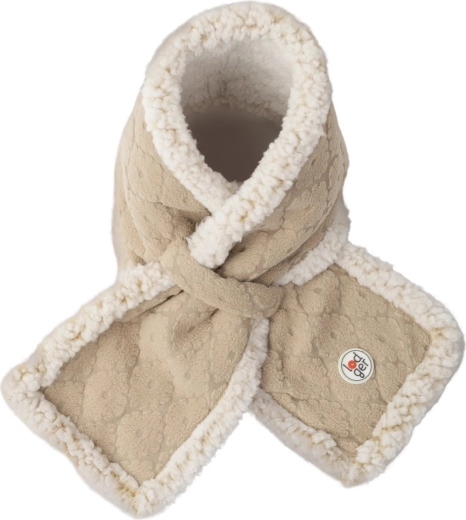 Sciarpa in pile Lodger folklore fleece beige