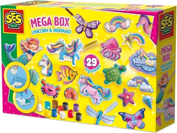 Set SES per colare e dipingere: unicorno e sirena